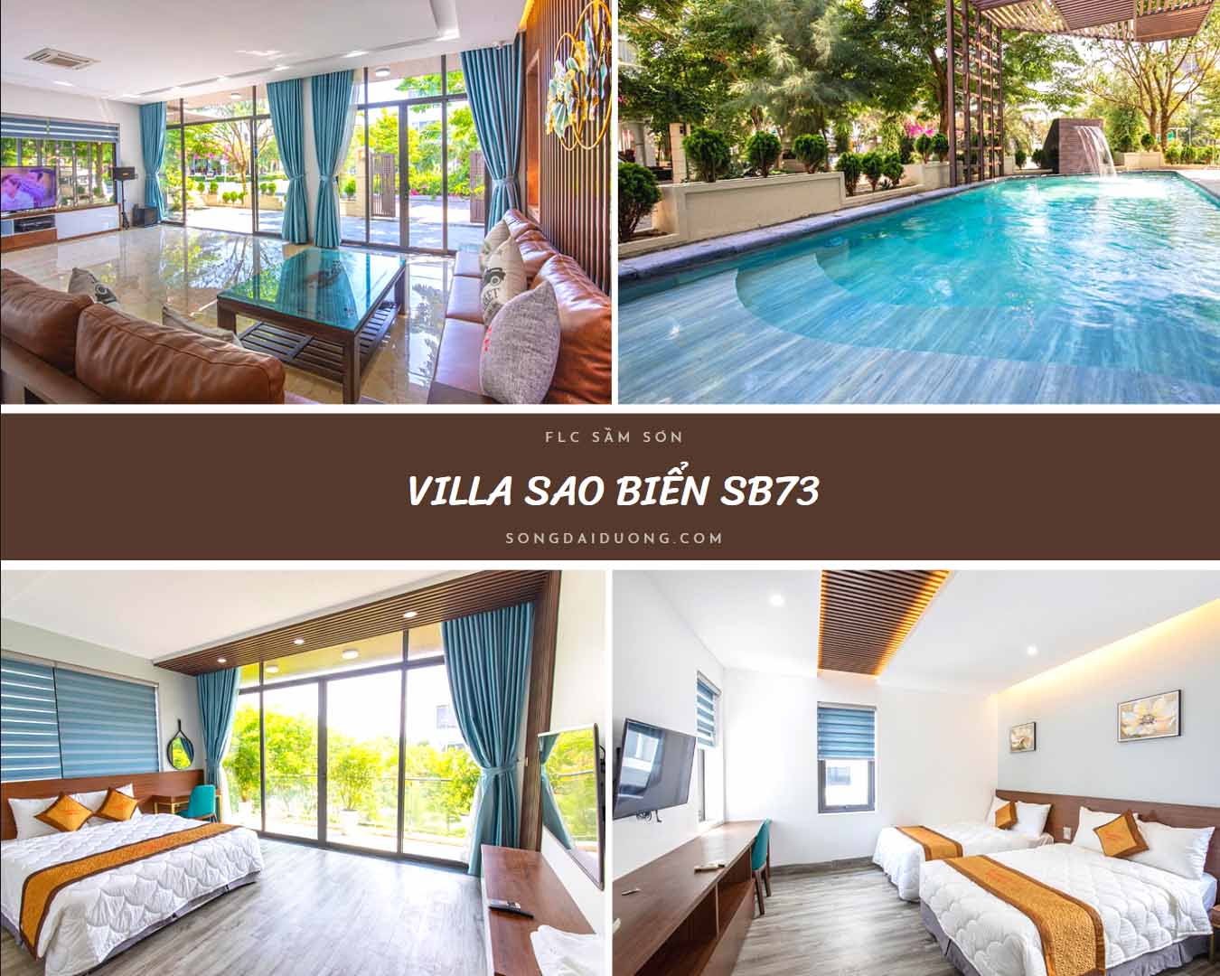 Biệt Thự Villa FLC Sầm Sơn Sao Biển SB73 thuộc trung tâm FUll tiện ích