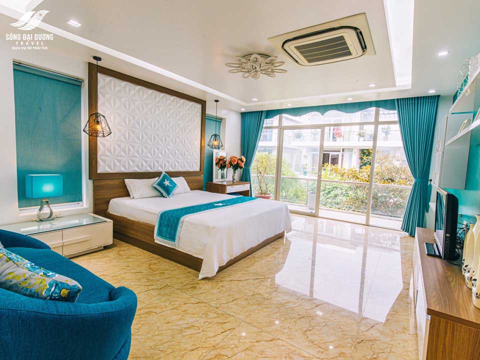 Hình ảnh Phòng ngủ view ngoài Biệt thự Villa FLC Sầm Sơn Sao Biển SB52
